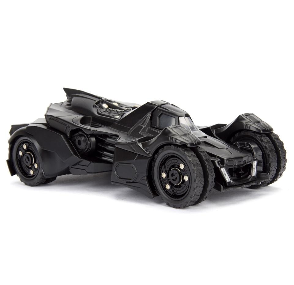 

Набор: машинка с фигуркой Batmobile 2.75" 2015 Arkham Knight Batmobile W/Batman Figure, Jada Toys, 1:24, Китай