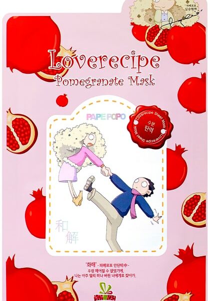 Маска для лица Sally's box Любовные Рецепты с Гранатом тканевая 20мл