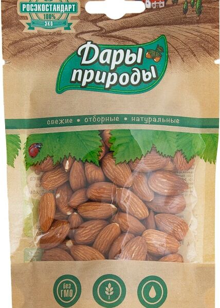Миндаль Дары природы жареный 70г