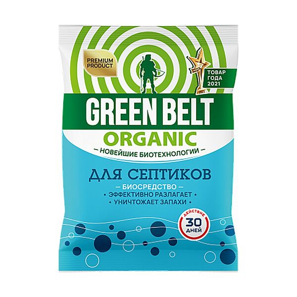 Биопрепарат для септиков Green Belt 75 г