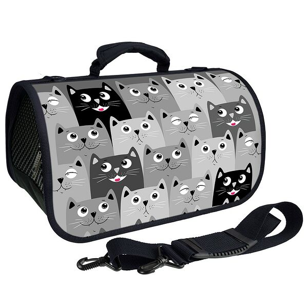 Сумка-переноска для животных FOXIE Cats 50х25х28см