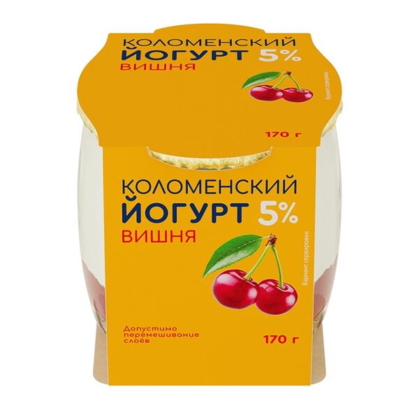 Йогурт Коломенский Вишня 5%