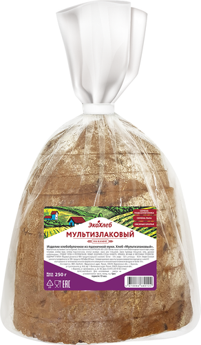 

Хлеб Экохлеб На камне Мультизлаковый нарезанный 250 г