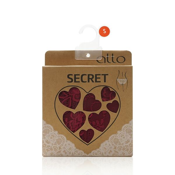 Женские трусы - бразилиана Atto Secret, Винный, S