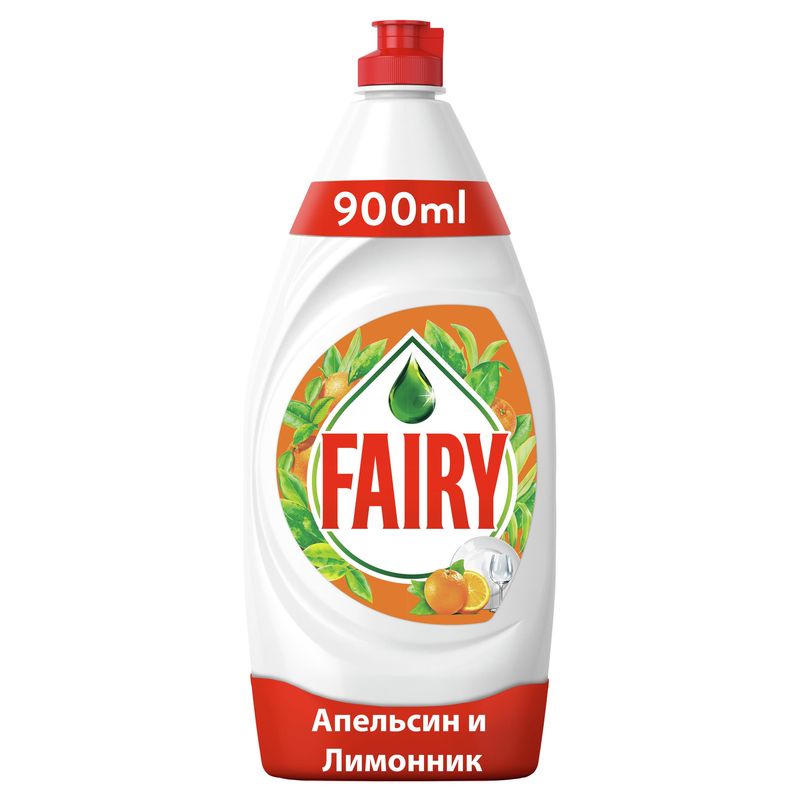 

Средство для мытья посуды Fairy апельсин-лимонник 900 мл