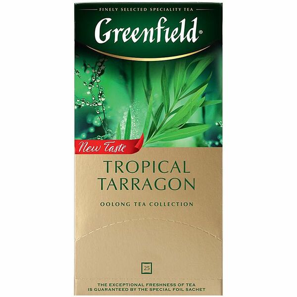 Чай зеленый Greenfield Tropical Tarragon оолонг с ароматом тархуна 37.5г