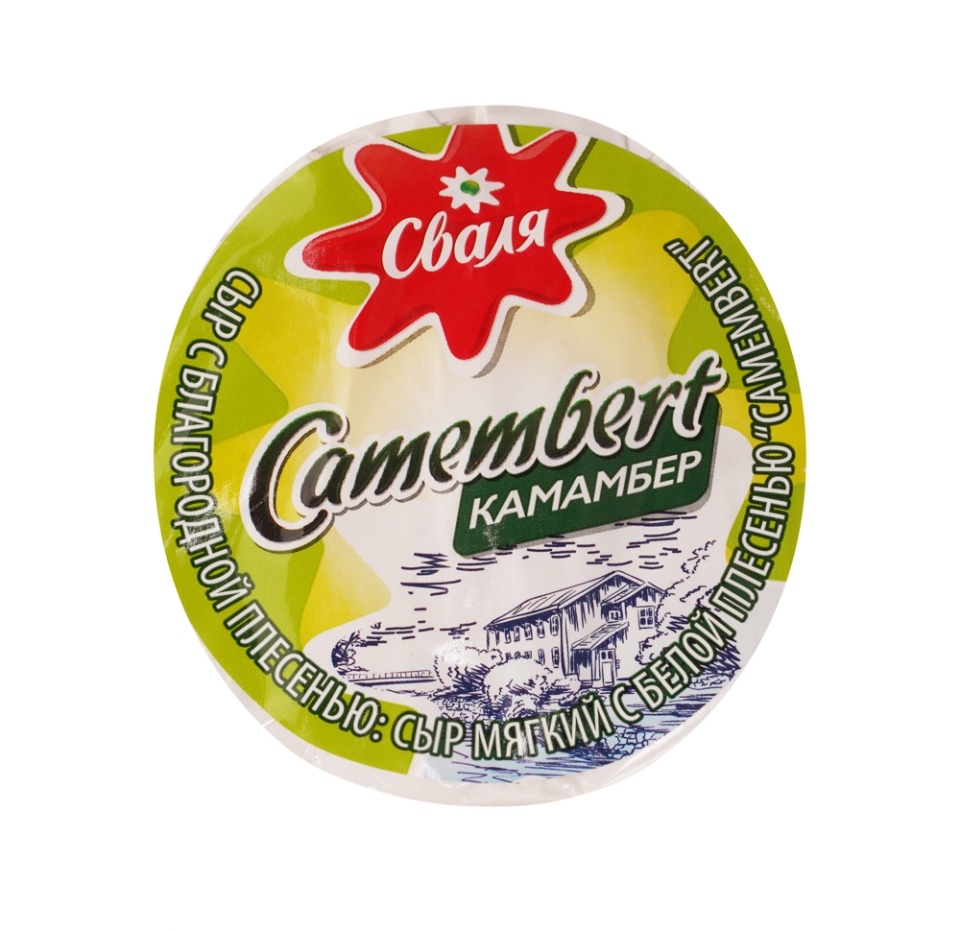 

Сыр мягкий Сваля Camambert с белой плесенью 45% 125 г