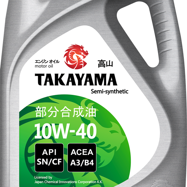 Масло моторное полусинтетическое Takayama SAE 10W-40 API SN/СF