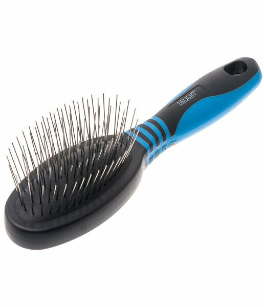 Щетка массажная малая мет. зуб для кошек DeLIGHT 