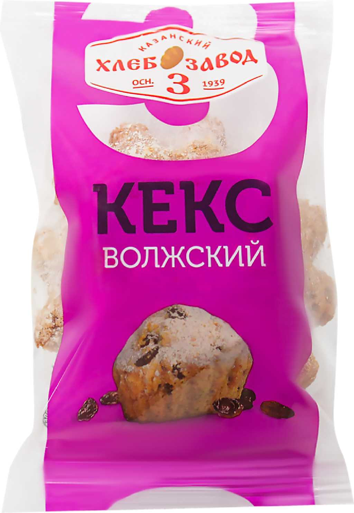 

Кекс Волжский Хлебозавод Казанский №3 75 г