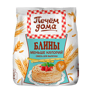 Смесь для выпечки Печем Дома блины с пониженной калорийностью