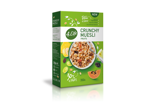 Мюсли хрустящие 4 Life Fruits 