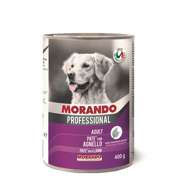Влажный корм для собак Morando Professional Ягненок паштет консервы