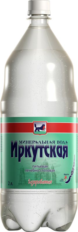 

Вода минеральная Иркутская газированная 2 л