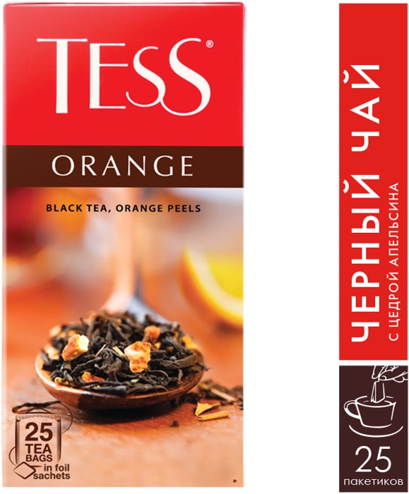 

Чай черный Tess Orange в пакетиках 25 шт 37.5 г