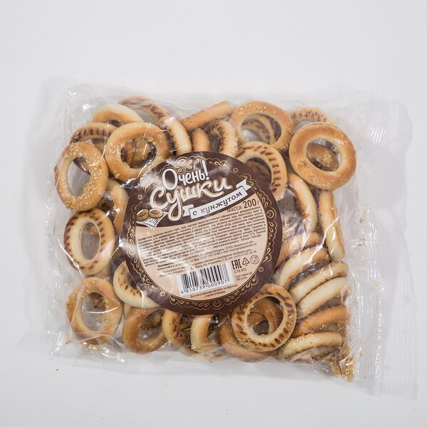 Сушка ОЧЕНЬ! с кунжутом вес 200 г Очень!