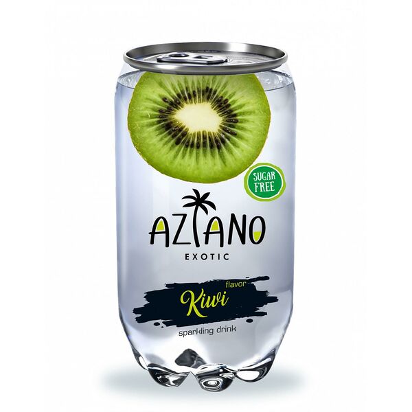Напиток газированный Aziano Kiwi со вкусом киви  
