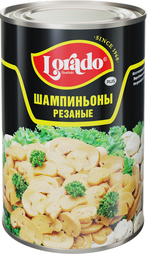 

Грибы Lorado шампиньоны резаные 400 г