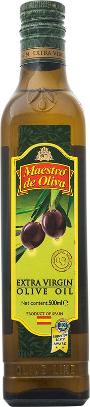 

Масло оливковое Maestro de Oliva Extra Virgin нерафинированное, 500 мл