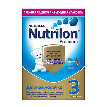 Смесь молочная Nutrilon Premium 3, с 12 месяцев