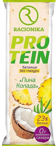 Батончик Racionika Protein Пина колада 45г