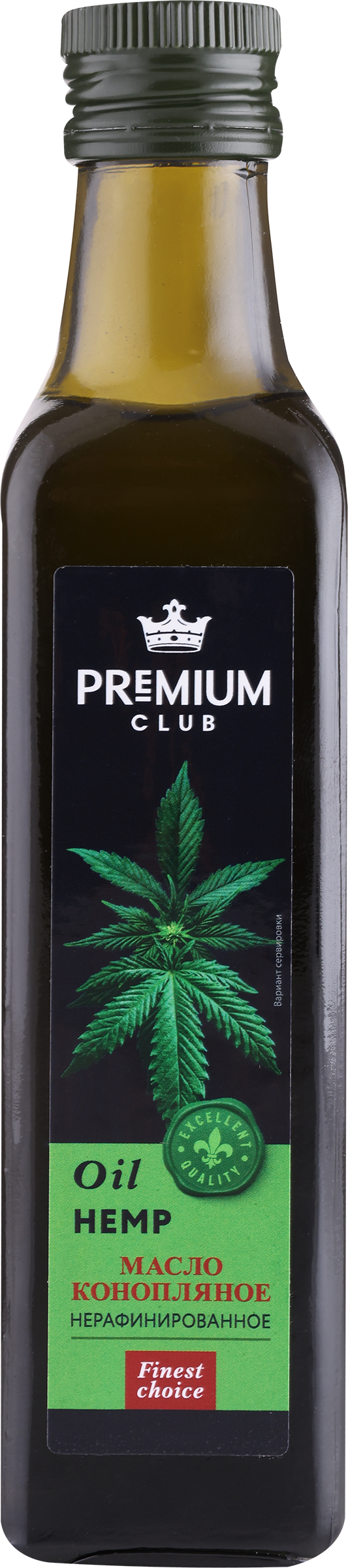 

Масло конопляное Premium Club нерафинированное, 250 мл