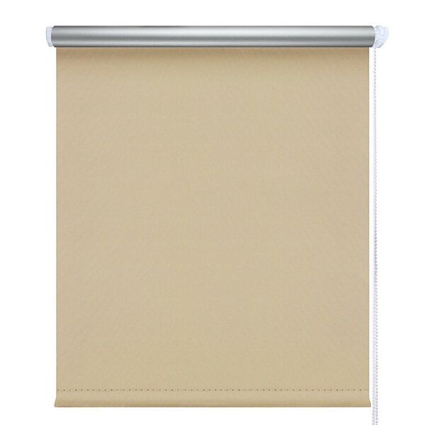 Штора рулонная Блэкаут сильвер, 66х175см, бежевый