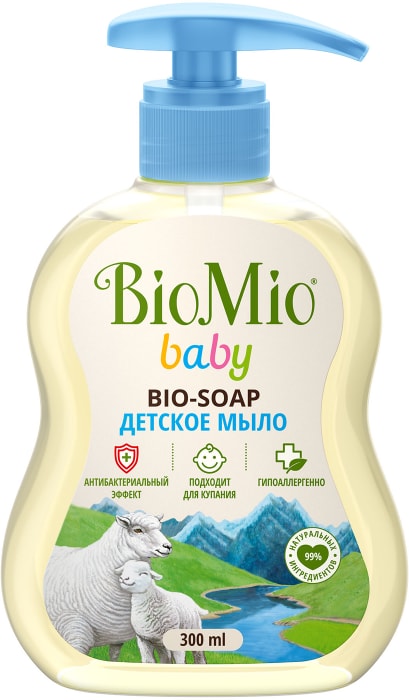 

Мыло жидкое детское BioMio Baby натуральное с шалфейной водой 300 мл