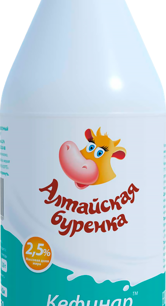 Биопродукт кисломолочный Алтайская Буренка Кефинарезка 2.5%, 850г