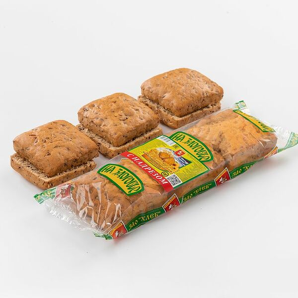 Булочное изделие 8 злаков плюс На Здоровье, 3 шт.