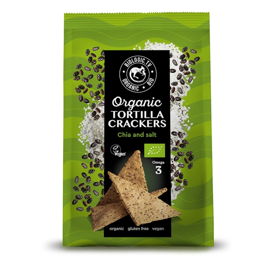 

Крекеры Biologic.TV тортилья с чиа и солью