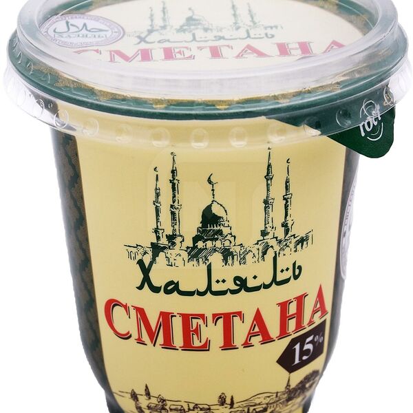 Сметана Уфагормолзавод Халяль 15%