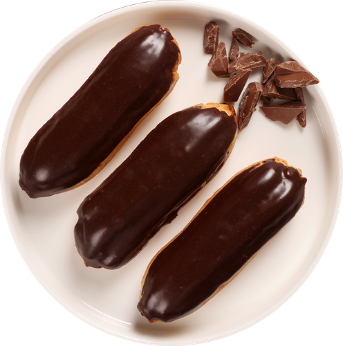 Набор пирожных Лента Fresh Эклер в шоколадной глазури, 120г