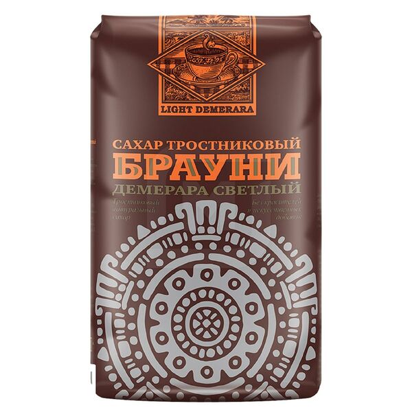 Сахар тростниковый Брауни Демерара светлый 900г