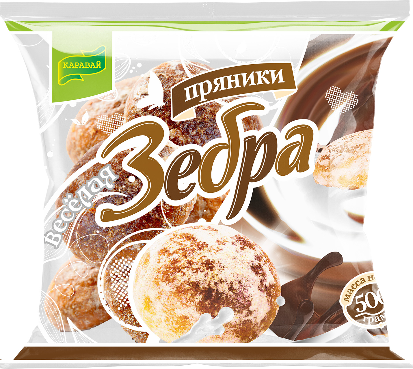 

Пряники Каравай Веселая Зебра, 500 г