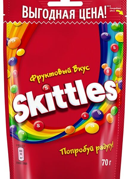 Драже Skittles Фрукты 70г