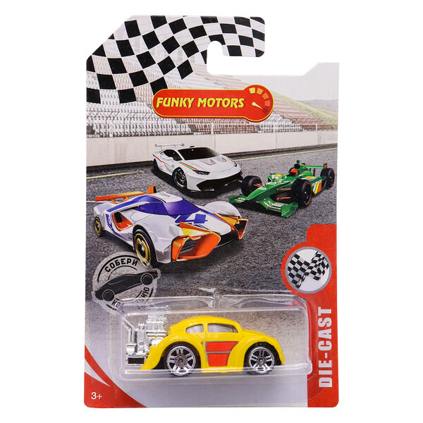 Машинка красная die-cast серия от Funky Toys  FT0726588