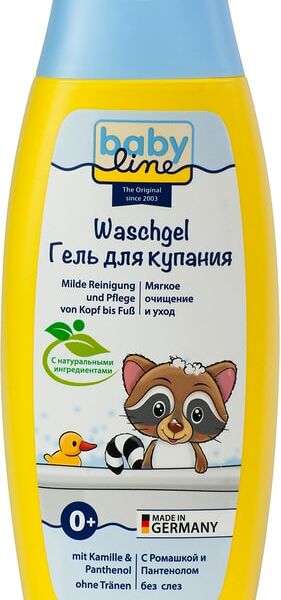 Гель для купания Baby line детский с ромашкой и пантенолом 250мл