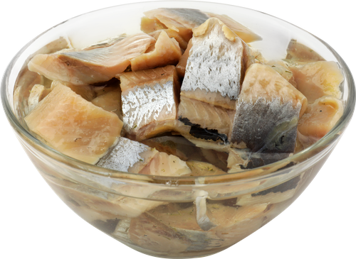 

Сельдь Лента Матье филе-кусочки в масле с укропом 500 г