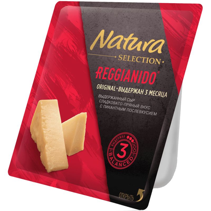 

Сыр Natura Selection Reggianido Original Пармезан 32 % 150 г