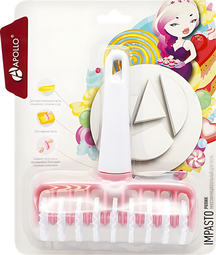 

Ролик для теста Apollo Impasto многофункциональный