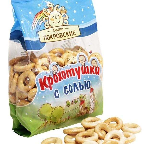Сушки ПОКРОВСКИЙ ХЛЕБ Крохотушка с солью