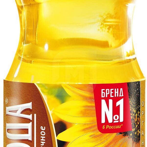 Масло подсолнечное Слобода нерафинированное 1л