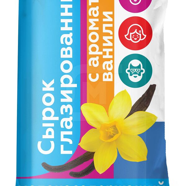 Сырок с заменителем молочного жира Моя цена глазированный Ваниль 38 г