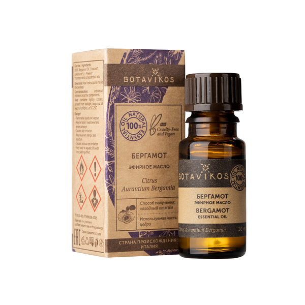 Масло эфирное Botavikos бергамот 10 мл