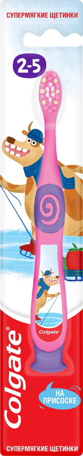 

Зубная щетка детская Colgate Kids мягкая 2–5 лет 1 шт цвет в ассортименте