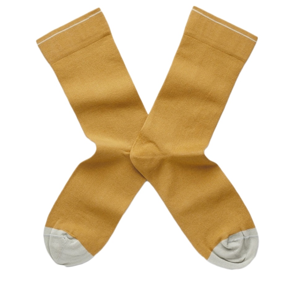 

Носки унисекс Ochre, высокие, Bonne Maison, размер 42/44, Франция