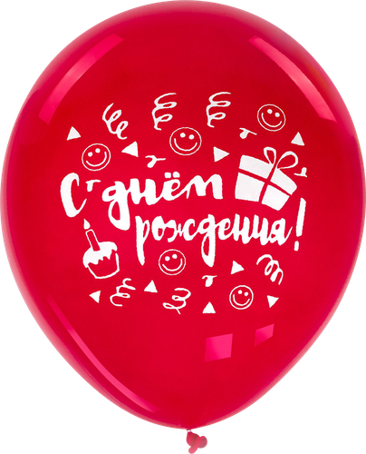 

Шары воздушные ЗОЛОТАЯ СКАЗКА 12, 30см, с рисунком, 5 цветов, в ассортименте, 5шт