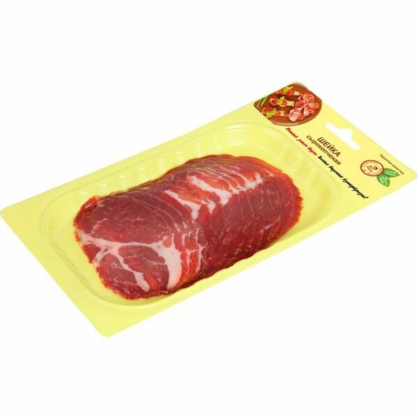 Шейка Иней сырокопчёная нарезка, 100г