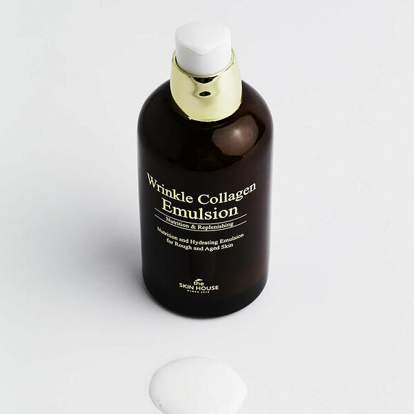 THE SKIN HOUSE Эмульсия для лица антивозрастная ампульная Wrinkle Collagen с коллагеном, 130 мл